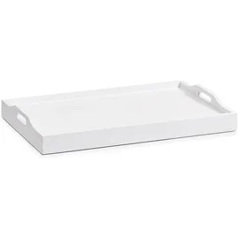 Zeller Betttablett MDF Weiß