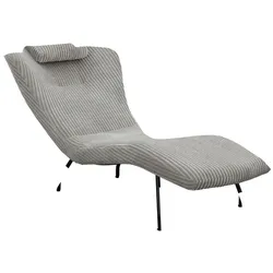 SalesFever Relaxliege, Höhe: 82 cm, grau