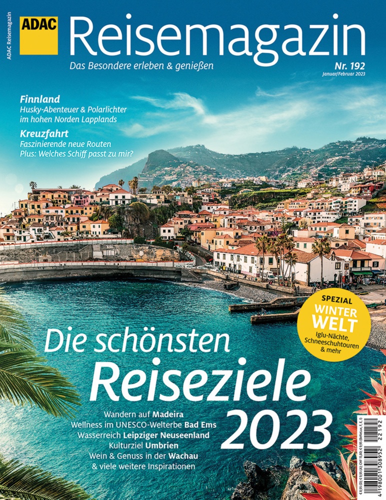 Adac Reisemagazin Die Schönsten Reiseziele 2023  Kartoniert (TB)