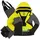 KILLTEC Skianzug Kinder schwarz/grau meliert/limette 128