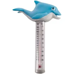 Poolschwimmthermometer Delphin
