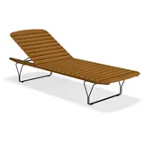 Houe MOLO Sonnenliege 202 x 68 x 35 cm Schwarz
