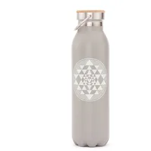 Bodhi Isolier-Trinkflasche 600 ml, Edelstahl Yantra, matt-grau 1 St