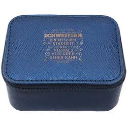 H&H Schmuckbox Blau Schwester