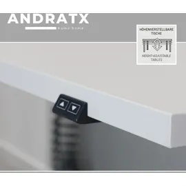 bümö Schreibtisch Andratx Eiche / Schwarz