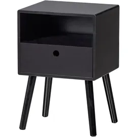 Woood Nachtschrank Vienna 36 x 30 x 53 cm Schwarz