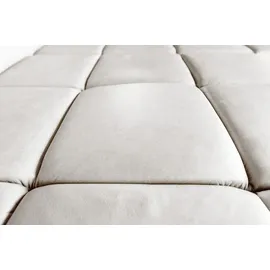 KAWOLA Sofa NELSON hellgrau Recamiere rechts