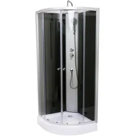Aloni Komplette Duschkabine Komplettdusche Komplettkabine Eckdusche 90x90cm
