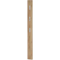 Tchibo - Garderobenpaneel »Telde« - 15x15x170cm - silber - Holz / Metall