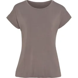 VIVANCE Kurzarmshirt Braun 36/38