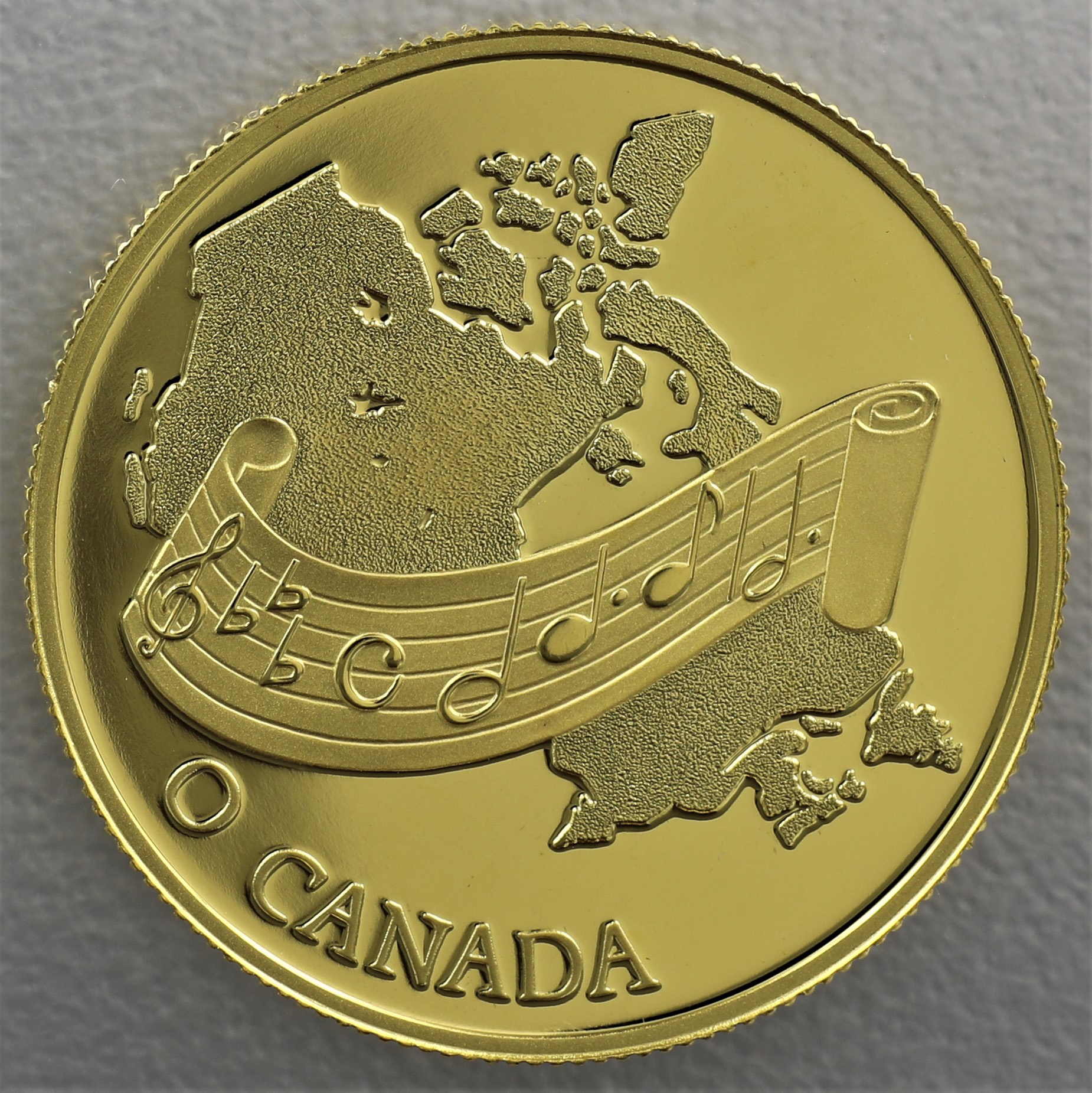 Goldmünze 100 Dollar Nationalhymne 1981 (Kanada)