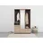 INOSIGN Martin Dielenschrank 133,5 x 33 x 197,5 cm braun