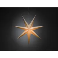 Konstsmide Papierstern 7 Zacken Weiß