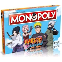 Winning Moves Board Game Monopoly Naruto Shippuden English Edition 2-6 Players Age 8+ WM00167-EN1-6