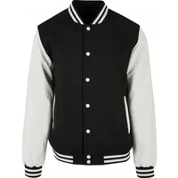 Build Your Brand Oldschool Jacke - Black / White