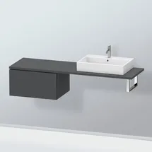 Duravit L-Cube 72x54,7cm, graph ma, f Konsole, 1 Auszug