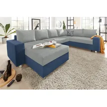 Collection AB Wohnlandschaft »Paris U-Form«, mit Federkern, wahlweise mit Bettfunktion und Bettkasten