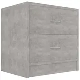 vidaXL Nachtschrank Betongrau 40 x 30 x 40 cm Holzwerkstoff