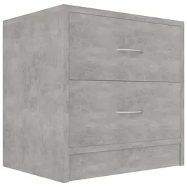 vidaXL Nachtschrank Betongrau 40 x 30 x 40 cm Holzwerkstoff