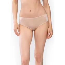 Hipster MEY "JOAN", Damen, Gr. 46, beige (cream tan), Single Jersey, Obermaterial: 77% Polyamid, 23% Elasthan, Unterhosen, Flacher Bund, kein Einschneiden