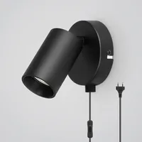 TaFiCo Wandleuchte Innen GU10 - Wandlampe mit Schalter und
