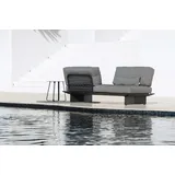 Jati & Kebon Set Loungesystem Arbon V - Bestehend aus: 1 x Basismodul 2-Sitzer, 2 x Sitz- und Rückenkissen, 2 x Rücke...