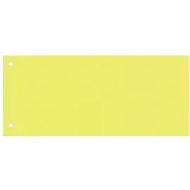 Wekre Trennstreifen 180 g/m2 Karton 24,0 x 10,5 cm Gelb 100 St.
