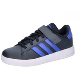 adidas Grand Court Elastic Lace and Top Strap Shoes Sneakers, Legend Ink/Team royal Blue/FTWR White, 31 EU - 31 EU