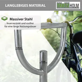Trutzholm Fahrradständer 2x Fahrradanlehnbügel 115 x 56 cm