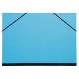 Clairefontaine 144407C Zeichenmappe Maya mit Gummizugverschluß, praktisch und robust, 52 x 72cm, 1 Stück, Türkis