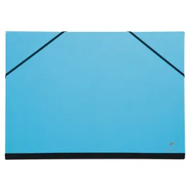 Clairefontaine 144407C Zeichenmappe Maya mit Gummizugverschluß, praktisch und robust, 52 x 72cm, 1 Stück, Türkis
