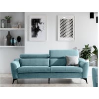 99rooms 3-Sitzer Pendleton, 2-Sitzer, Sofa, Relaxfunktion blau