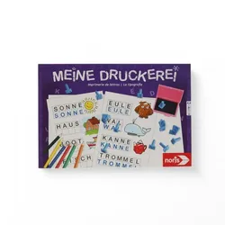 Alphabetstempel „meine Druckerei“ (46 Stempel & Vorlagenheft)
