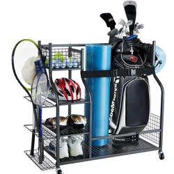 VEVOR Golfschlägerständer Golftaschen-Aufbewahrungsregal 1027x398x945mm