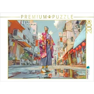 CALVENDO Puzzle Japanische Anime 2000 Teile Lege-Größe 90x67cm Foto-Puzzle für glückliche Stunden