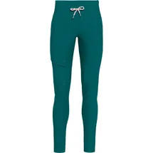 KARI TRAA Damen Anelie Tights (Größe S, tuerkis)