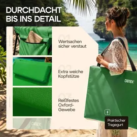 DETEX Sonnenliege Gepolstert Grün