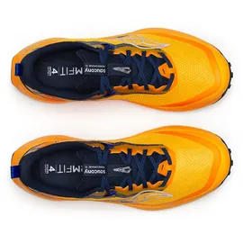 Saucony Men's Endorphin Speed 4 Sneaker, White/Peel, 45 EU - 45 EU