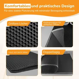 linuma Katzentoilette XXL Schwarz