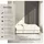 Tectake Akustikpaneel Sonic Wall Eiche hellgrau 4 St. 60 x 120 x 2,1 cm