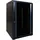DSIT 18HE 19” Serverschrank mit Glastür (BxTxH) 600 x 600 x 1000mm - Schwarz - Traglast 800 kg