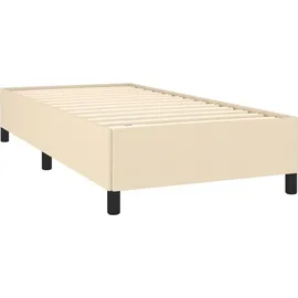 vidaXL Boxspringbett 90 x 200 cm Creme
