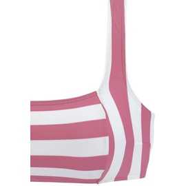 VENICE BEACH Bustier-Bikini, Damen flamingo-weiß, Gr.36 Cup A/B,