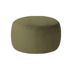 Samt Hocker  Amadi ¦ grün ¦ Maße (cm): B: 60 H: 40