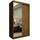 masseno Schwebetürenschrank MIRELLA 120 x 216 x 61 cm Braun