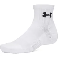 Under Armour Performance Cotton 3er Pack White/Ultimate Black 36,5-42