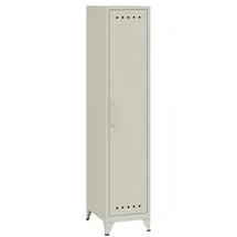 BISLEY Stahlschrank 1 Fachboden 38,0 x 51,0 x 180,0 cm weiß abschließbar