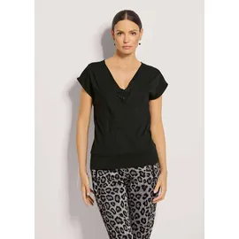 Madeleine Ärmelloses Shirt mit Strass-Steinen in schwarz | Gr.: 38