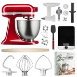 KitchenAid Küchenmaschine 3,3-L-Mini Patisserie Starter Set Liebesapfelrot