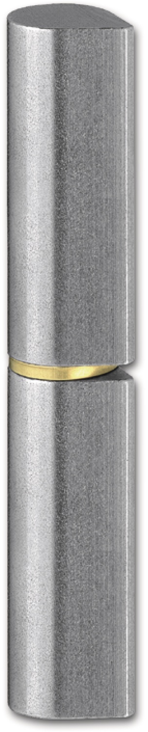 IBFM Bandrolle mit festem Stift, Stahl blank - 180x22 mm, Stahl blank